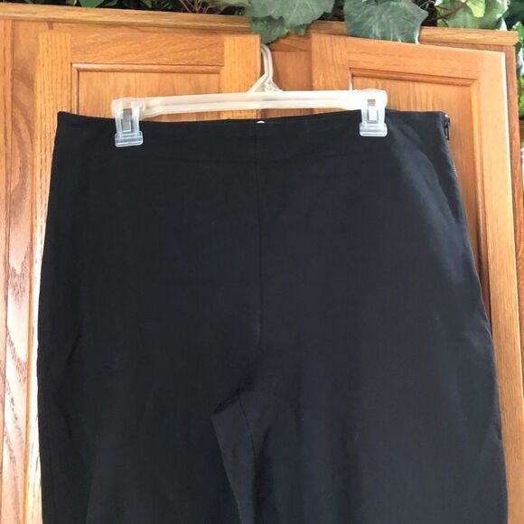 Everlane Bi-Stretch High Rise Straight Work Pants Side Zip - 12 - Picture 3 of 13